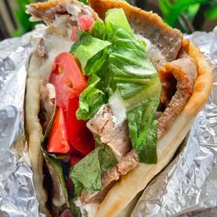 Meat lovers gyro