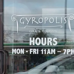 Now only open Monday to Friday - bummer