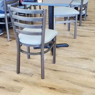 New tables and chairs