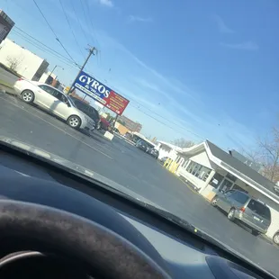 Eating in my car out front