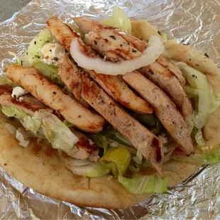Greek Chicken Pita