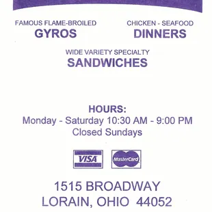Menu Pg.1