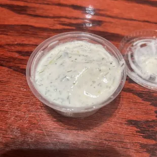 Cucumber Sauce with chives