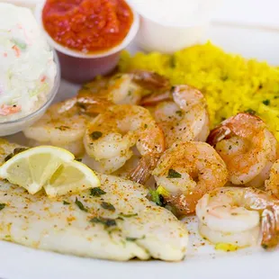 Grilled Seafood Dinner