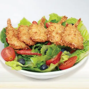 Coconut Shrimp Salad