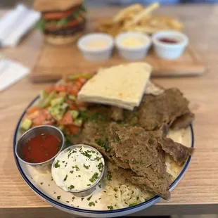 Lamb &amp; Beef Gyro Plate