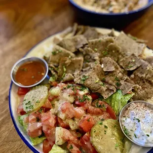 Lamb Lamb &amp; Beef Gyro Plate