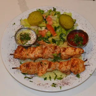 Chicken Kebab Plate