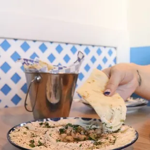 Warm Bread and Appetizer