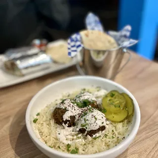 Falafel Plate (Vegan)