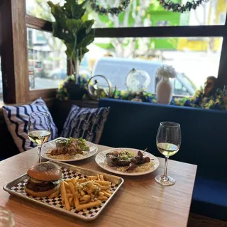 Lamb Kebab Plate (2 Skewers)