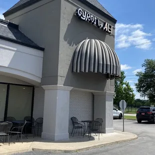 Exterior of GBA on the end of the strip