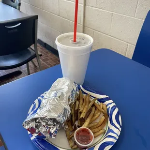 Gyro Greek Wrap Combo Lunch