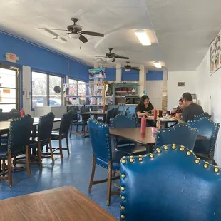 diners sitting at tables