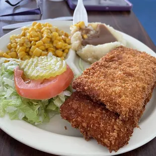 2 piece fried fish