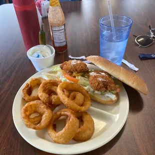 Oyster poor boy. It's poor