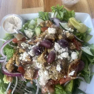 Greek Salad with Chicken delicious