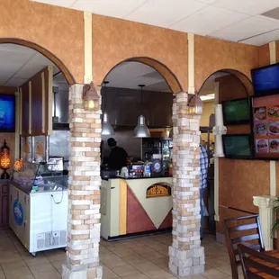 The updated interior