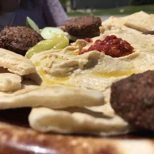 Hummus and Falafel
