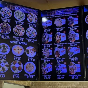 Left side menu