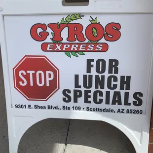 Outdoor sign