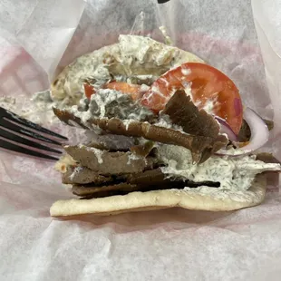 Gyro sandwich
