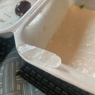 Plastic from bags found in my salad