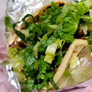 Delicious gyros wrap