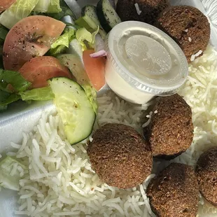 Falafel plate
