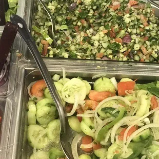 salads, interior