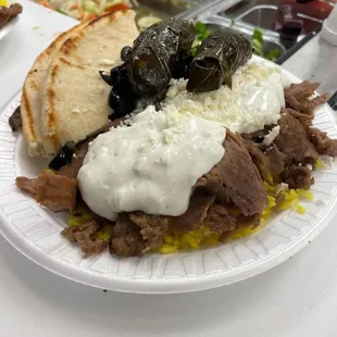 Gyros plate