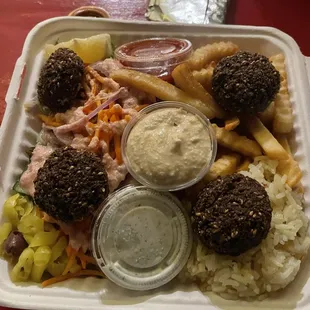 Falafel plate