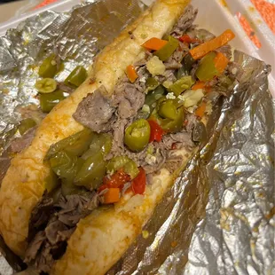 Italian Beef Sandwich