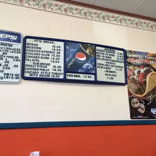 Some of the menu