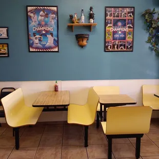 Indoor dinning area