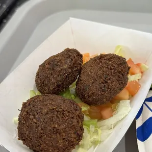 Nice and crispy falafel