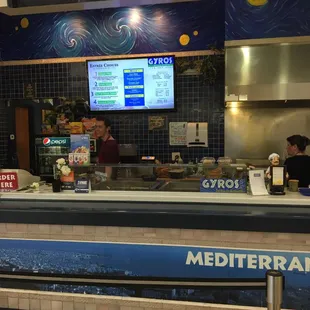 sushi and sashimi, interior