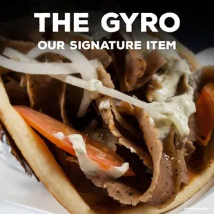 Quality lamb and premium beef together with a variety of secret spices, simple and delicious. Say hello to our signature Gyros.