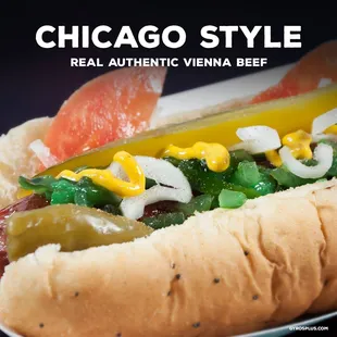 The Chicago Style Originals - These items come directly from Chicago 100% Authentic Vienna Beef. www.gyrosplus.com