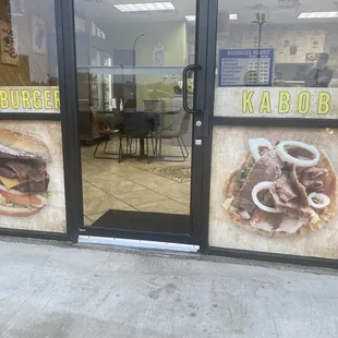 Front of the restaurant.