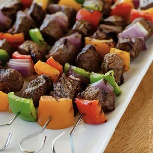 Beef kebabs