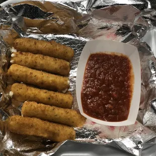 Italian Mazzarella cheese sticks