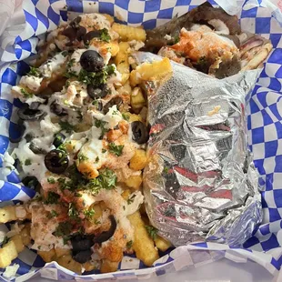 1. Traditional Gyro Sandwich