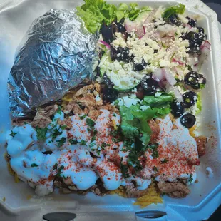 Chicken Schwarma Platter