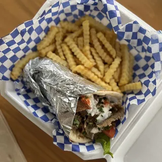 1. Traditional Gyro Sandwich