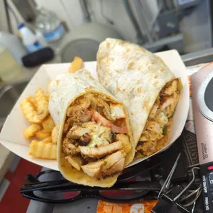 Chicken shawarma was bomb