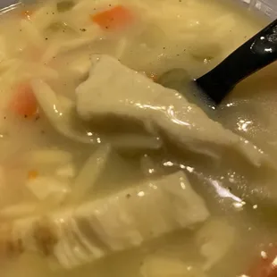 Lemon orzo soup