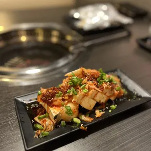 Spicy cold tofu