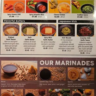 All the dishes are marinated flavorfully, so we did not buy any BBQ boosters.