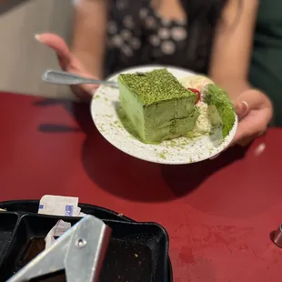 MatchaMasu for dessert!!